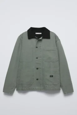 Niños ZARA 6 - 14 Años·Abrigos<SOBRECAMISA CANVAS
