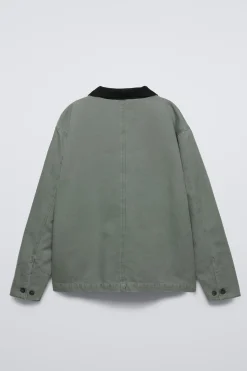 Niños ZARA 6 - 14 Años·Abrigos<SOBRECAMISA CANVAS