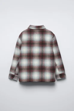 Niños ZARA 6 - 14 Años·Camisas / Sobrecamisas<SOBRECAMISA CUADROS