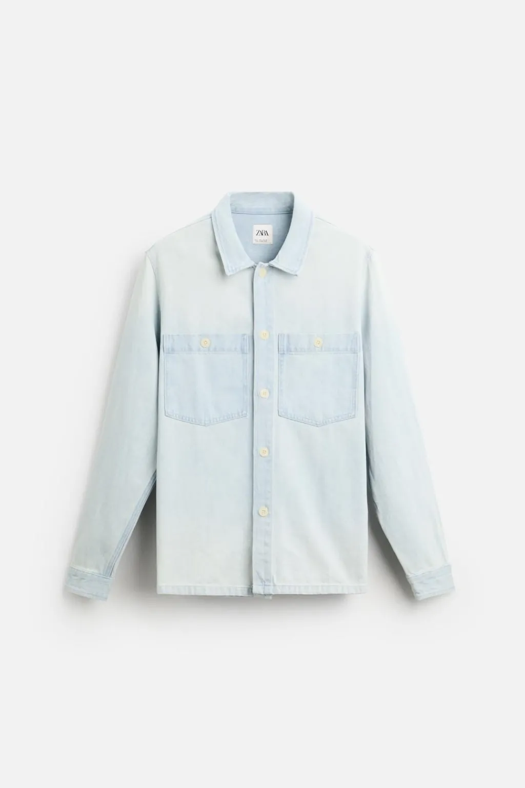 Sale SOBRECAMISA DENIM BOLSILLOS Hombre Sobrecamisas