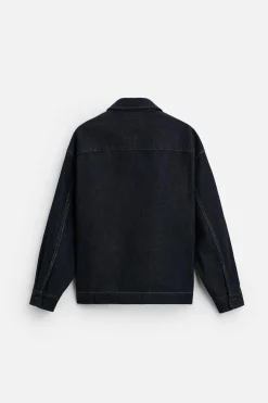 Best SOBRECAMISA DENIM BOLSILLOS Hombre Sobrecamisas