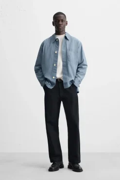 Best SOBRECAMISA EFECTO ENCERADO Hombre Sobrecamisas