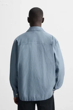 Best SOBRECAMISA EFECTO ENCERADO Hombre Sobrecamisas