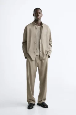 Sale SOBRECAMISA FLUIDA Hombre Camisas|Sobrecamisas