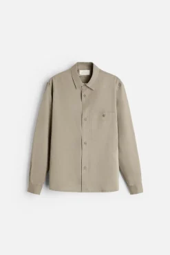 Sale SOBRECAMISA FLUIDA Hombre Camisas|Sobrecamisas