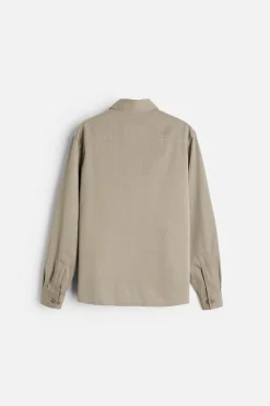 Sale SOBRECAMISA FLUIDA Hombre Camisas|Sobrecamisas
