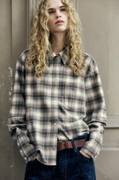Best SOBRECAMISA FRANELA CUADROS Mujer Camisas / Blusas