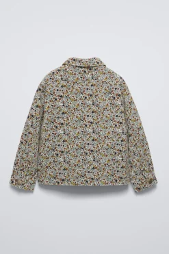 Niños ZARA 6 - 14 Años·Total Look<SOBRECAMISA MICROPANA FLORES