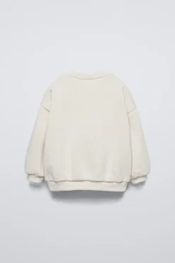 Niños ZARA 1½ - 6 Años·Sudaderas|6 - 18 Meses·Sudaderas<SUDADERA APLIQUE CORAZONES