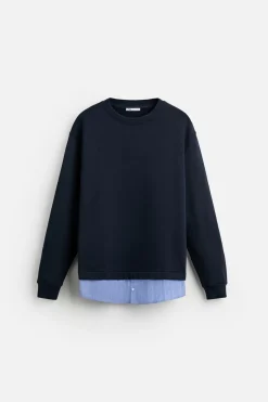 Sale SUDADERA BAJO COMBINADO Hombre Sudaderas