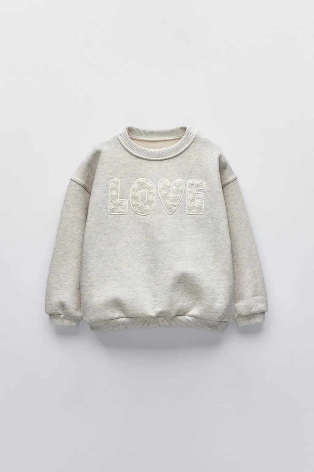 Niños ZARA 1½ - 6 Años·Sudaderas|6 - 18 Meses·Sudaderas<SUDADERA BORDADO LOVE