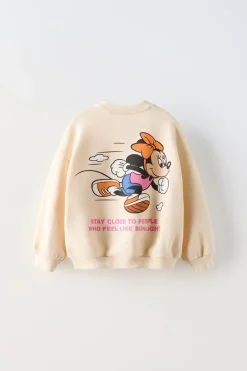 Niños ZARA 1½ - 6 Años·Sudaderas|1½ - 6 Años·Licencias<SUDADERA BORDADO MINNIE MOUSE © DISNEY