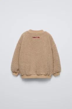 Niños ZARA 1½ - 6 Años·Sudaderas|1½ - 6 Años·Licencias<SUDADERA BORREGUILLO FORRADA HELLO KITTY © SANRIO