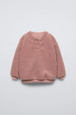 Niños ZARA 1½ - 6 Años·Sudaderas|6 - 18 Meses·Sudaderas<SUDADERA BORREGUILLO FORRADA