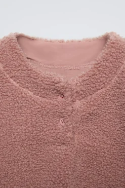 Niños ZARA 1½ - 6 Años·Sudaderas|6 - 18 Meses·Sudaderas<SUDADERA BORREGUILLO FORRADA