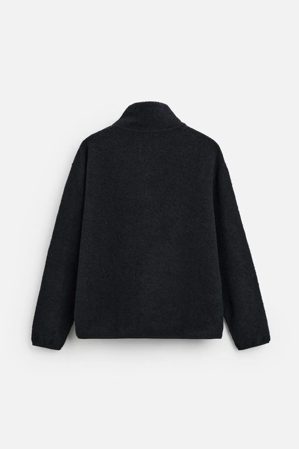 Outlet SUDADERA BOUCLÉ CREMALLERA CUELLO Hombre Sudaderas