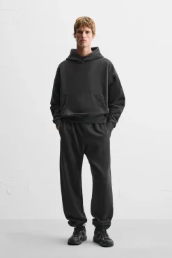 Discount SUDADERA BOXY FIT LAVADA Hombre Sudaderas
