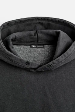 Discount SUDADERA BOXY FIT LAVADA Hombre Sudaderas