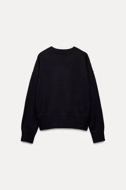 Best SUDADERA BÁSICA PUNTO LISO Mujer Cárdigan / Jerséis|Punto