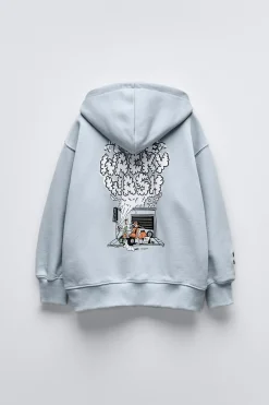 Niños ZARA 6 - 14 Años·Sudaderas<SUDADERA CAPUCHA