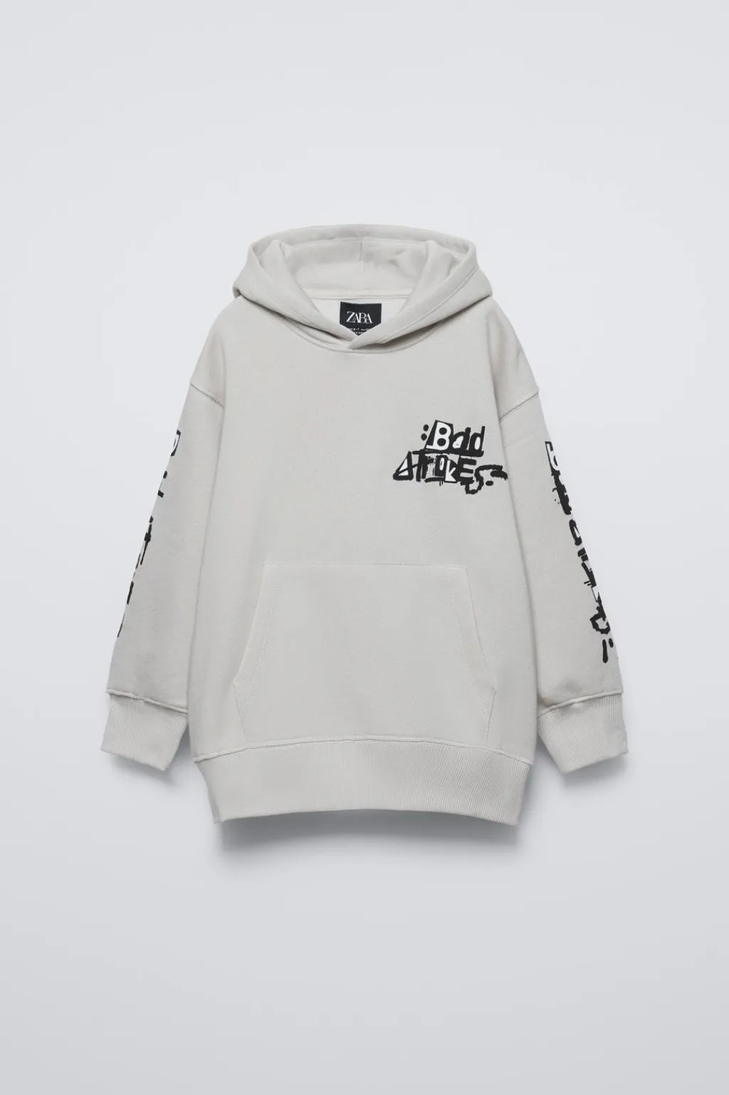 Niños ZARA 6 - 14 Años·Sudaderas<SUDADERA CAPUCHA ESTAMPADA