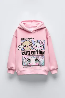 Niños ZARA 6 - 14 Años·Sudaderas<SUDADERA CAPUCHA OVERSIZE FIT