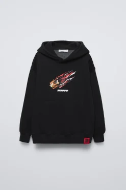 Niños ZARA 6 - 14 Años·Sudaderas<SUDADERA CAPUCHA SONIC © SEGA