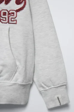 Niños ZARA 6 - 14 Años·Sudaderas<SUDADERA CAPUCHA TEXTO RIZO