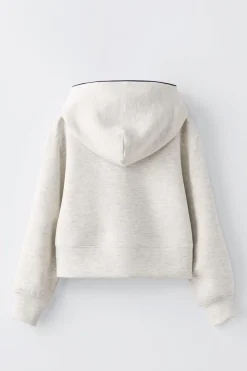 Niños ZARA 6 - 14 Años·Sudaderas|6 - 14 Años·Deporte / Jogging<SUDADERA CAPUCHA VIVOS