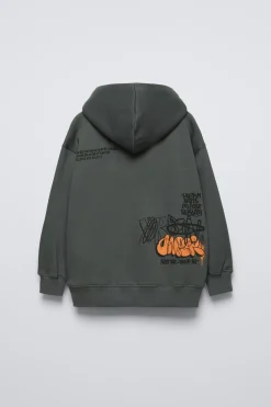 Niños ZARA 6 - 14 Años·Sudaderas<SUDADERA CAPUHCA GRAFFITI