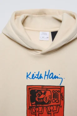 Niños ZARA 6 - 14 Años·Sudaderas<SUDADERA CON CAPUCHA MICKEY MOUSE © DISNEY KEITH HARING ™