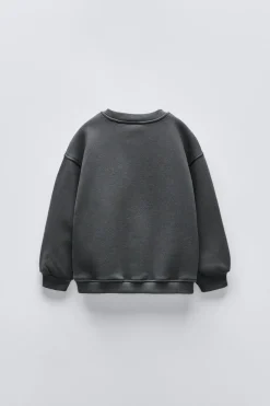 Niños ZARA 1½ - 6 Años·Sudaderas|1½ - 6 Años·Total Look<SUDADERA CORAZÓN BRILLO