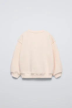Niños ZARA 1½ - 6 Años·Sudaderas|6 - 18 Meses·Sudaderas<SUDADERA CORAZÓN CROCHET
