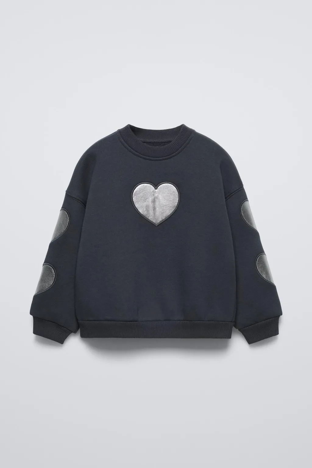 Niños ZARA 1½ - 6 Años·Sudaderas|6 - 18 Meses·Sudaderas<SUDADERA CORAZONES BRILLO