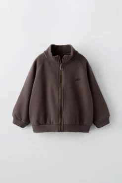 Niños ZARA 1½ - 6 Años·Sudaderas|1½ - 6 Años·Chándal<SUDADERA CREMALLERA BORDADO