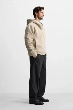 Outlet SUDADERA CREMALLERA CAPUCHA Hombre Sudaderas