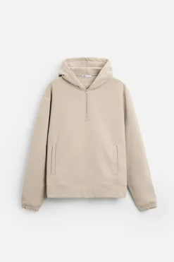 Outlet SUDADERA CREMALLERA CAPUCHA Hombre Sudaderas