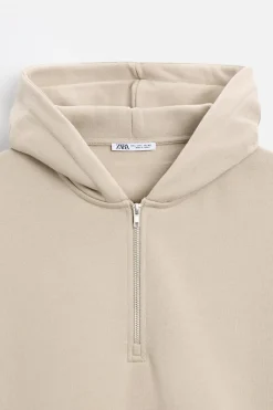 Outlet SUDADERA CREMALLERA CAPUCHA Hombre Sudaderas