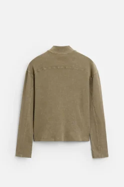 Sale SUDADERA CREMALLERA LAVADA Hombre Sudaderas
