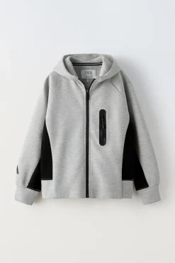 Niños ZARA 6 - 14 Años·Sudaderas|6 - 14 Años·Deporte / Chándal<SUDADERA CREMALLERA SPORTY