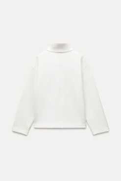 Outlet SUDADERA CREPE CUELLO ALTO Mujer Sudaderas / Joggers