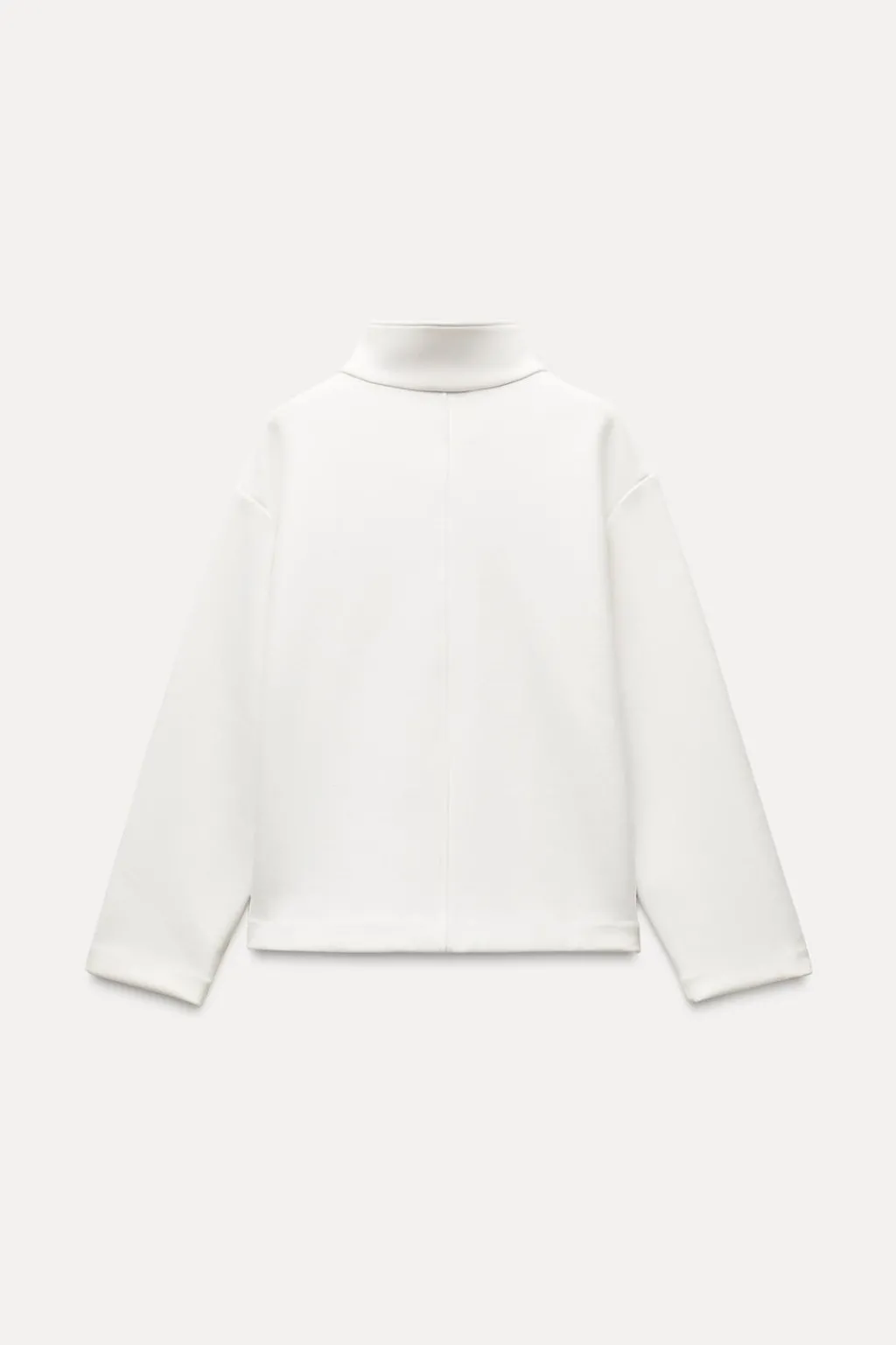 Outlet SUDADERA CREPE CUELLO ALTO Mujer Sudaderas / Joggers