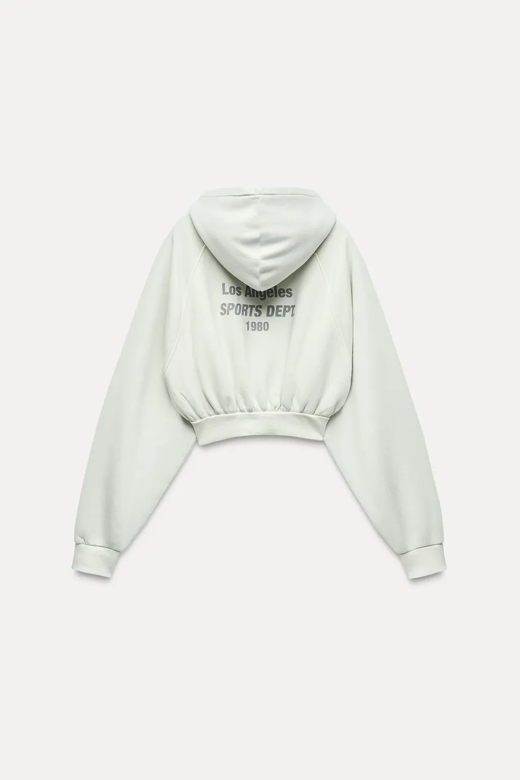 Best SUDADERA CROP CAPUCHA TEXTO EFECTO LAVADO Mujer Sudaderas / Joggers