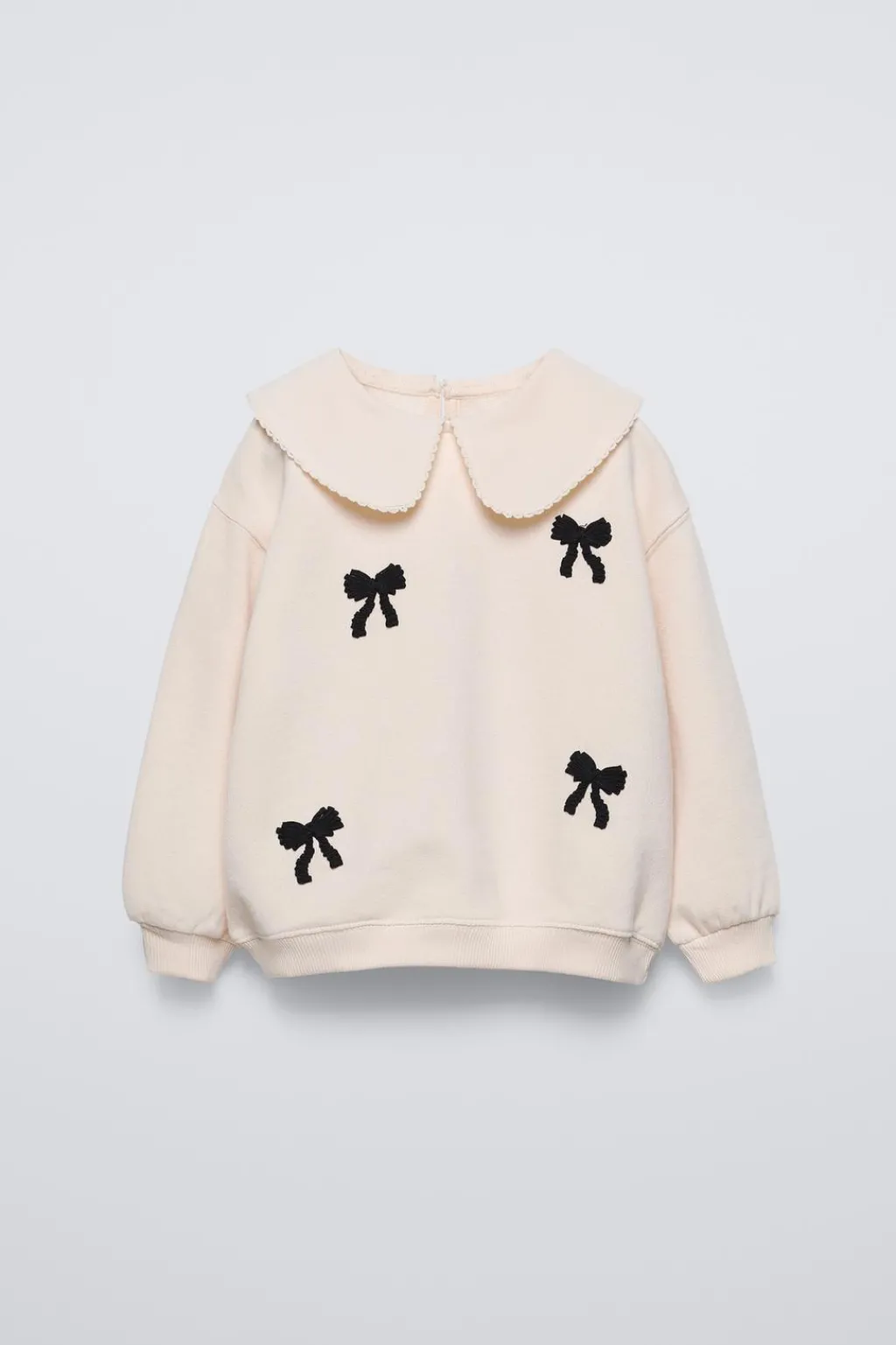 Niños ZARA 1½ - 6 Años·Sudaderas|6 - 18 Meses·Sudaderas<SUDADERA CUELLO APLIQUE LAZOS