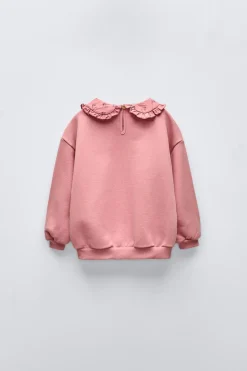 Niños ZARA 1½ - 6 Años·Sudaderas|6 - 18 Meses·Sudaderas<SUDADERA CUELLO COMBINADO