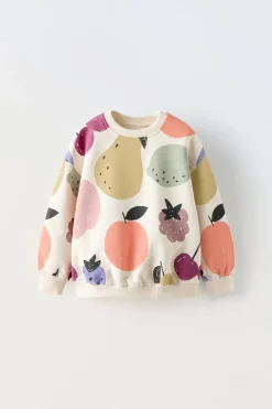 Niños ZARA 1½ - 6 Años·Sudaderas|1½ - 6 Años·Total Look<SUDADERA ESTAMPADA