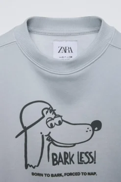 Niños ZARA 6 - 14 Años·Sudaderas<SUDADERA ESTAMPADA