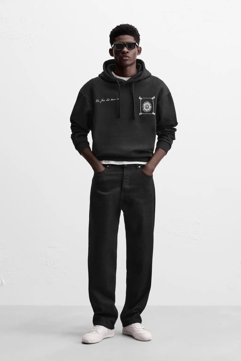 Fashion SUDADERA ESTAMPADA COMBINADA Hombre Sudaderas