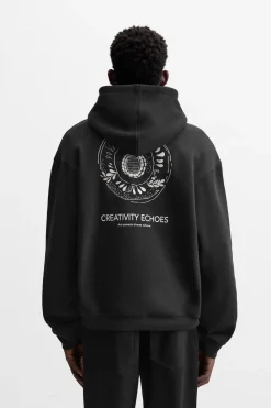 Fashion SUDADERA ESTAMPADA COMBINADA Hombre Sudaderas