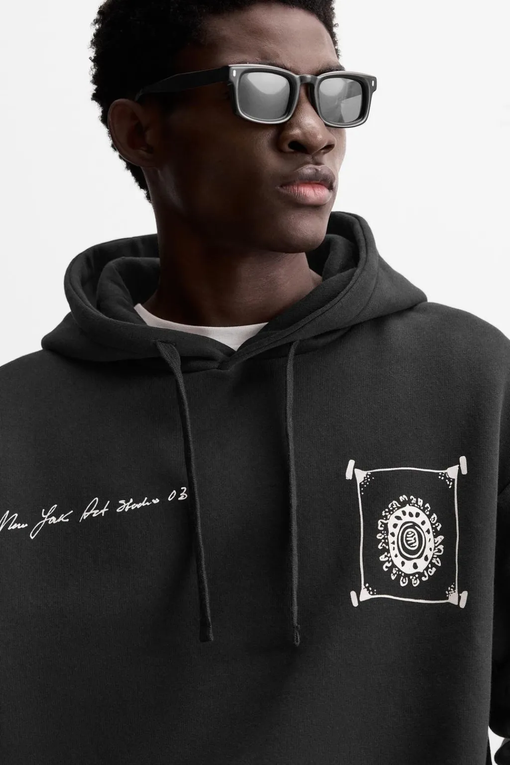 Fashion SUDADERA ESTAMPADA COMBINADA Hombre Sudaderas